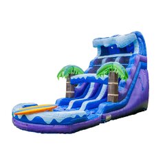 Riptide Dual Lane Water Slide | Area Needed 16'Wx32'Lx18'H