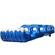 37ft Riptide Double Lane Slip n Slide w/Splash Landing | Area Needed 14'Wx50'Lx7'H requires room for 8ft running lane
