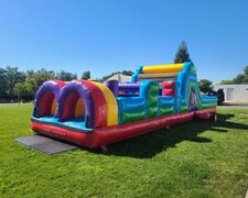 40ft Inflatable Obstacle Course | Area needed 14'Wx46'Lx12'H