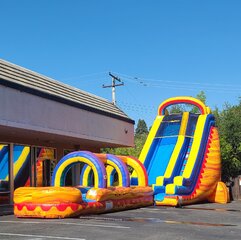 Turbo Blaze plus Slip N Dip Water Slide
