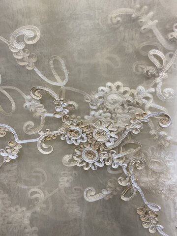 Champagne Floret Overlay 