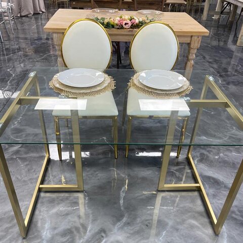 Gold Sweetheart Table
