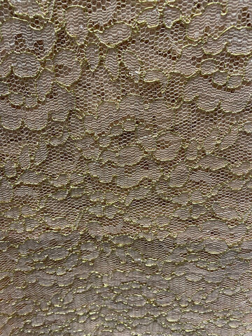 Peach Lace Overlay 120