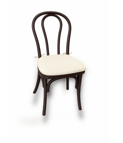 Espresso Bentwood with Wheat Cushion