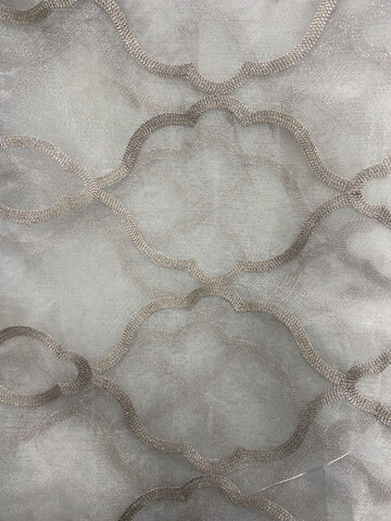 Taupe Arabesque Overlay 120
