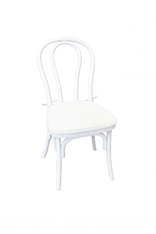 White Bentwood with White Cushion