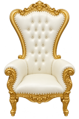 Gold Highback Throne Chair