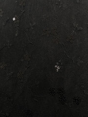Black Lace Overlay 120" 