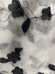 Black Petal Overlay 120"