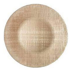 Champagne Linen Charger Plate