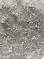 Champagne Pearl Lace Overlay 