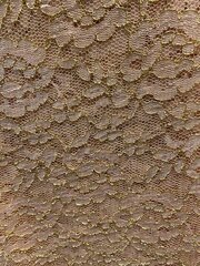 Coral Rosette Lace Overlay 120"