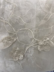 Ivory Petal Overlay 132"