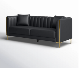 Black and Gold Sofa