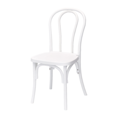White Bentwood with White Cushion