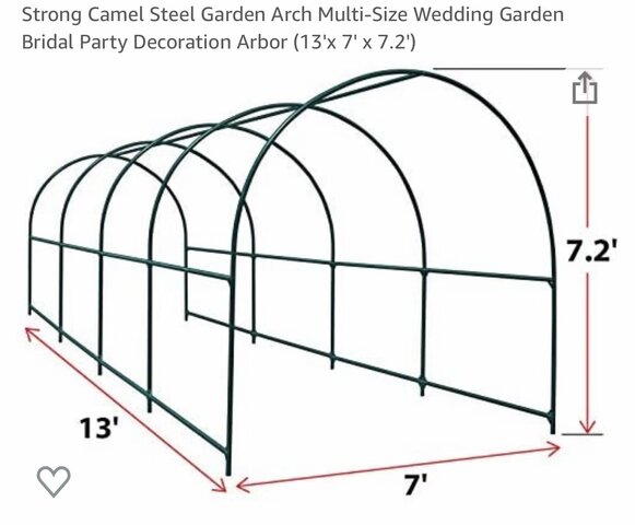 14ft Long Flower Tunnel