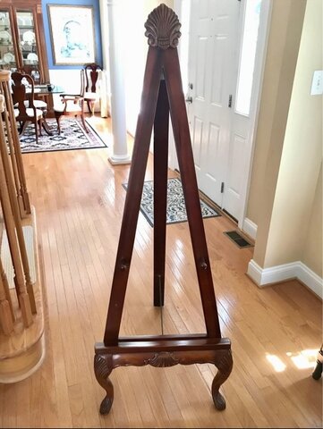 Mahogany victorian  Easel