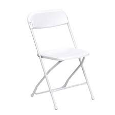 Plastic White Folding Chairs