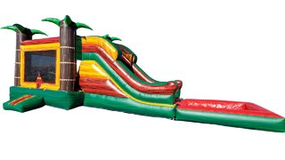 Tropical 4 in 1 Combo Jumper With Pool