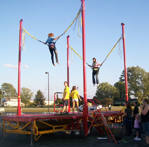 (D) Double Bungee Trampoline