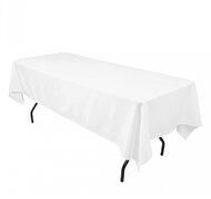 Rectangular White Linen (table not included)