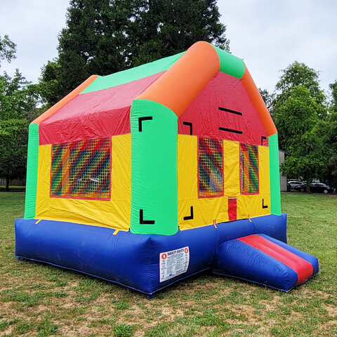 Inflatable Cottage Bounce House | Emerald Party Rentals