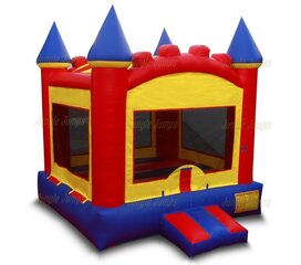 Inflatable Red Blue Yellow Bounce House