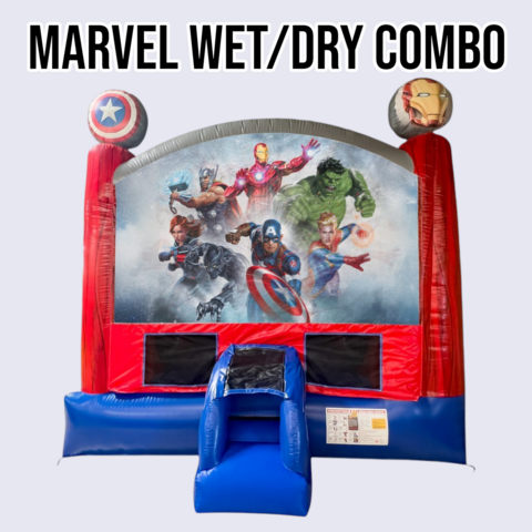 MARVEL WET / DRY BOUNCE HOUSE