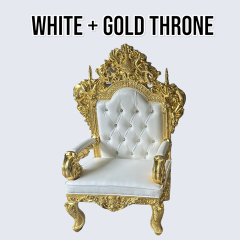 WHITE & GOLD THRONE