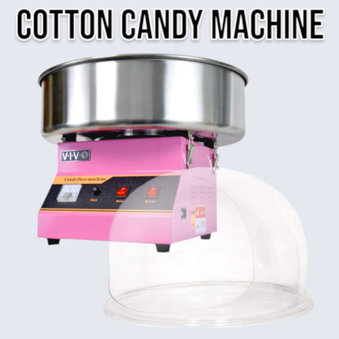 COTTON CANDY MACHINE W/ SHIELD