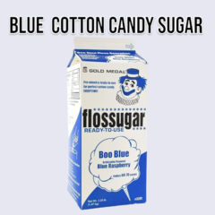 COTTON CANDY SUGAR - BLUE RASPBERRY