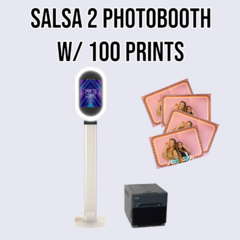 SALSA 2 PHOTOBOOTH + UP TO 100 PRINT PKG