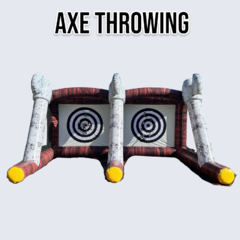 INFLATABLE AXE THROWING