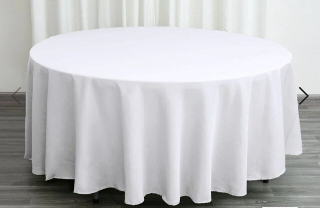 round tablecloh
