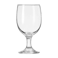 Glass water goblets