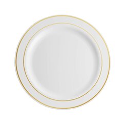 10 1/2 in Basic white plate 