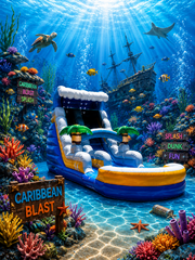18 Ft Caribbean Slide
