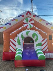 Toddler gingerbread bounce house 