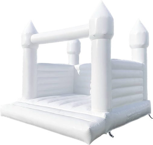 13x13 White Bounce House