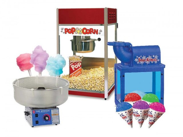 Rent a Popcorn Maker, Cotton Candy