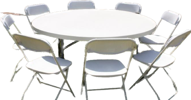 Round Table/8-Chairs