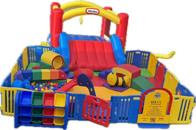 Soft Play Colorful Deluxe With Bounce House