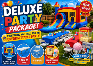 Deluxe Party Package <br>
(MOST POPULAR)