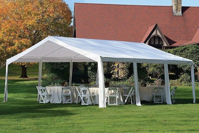 20x20 Tent Package with (6) Rec Tables and (36) Chairs