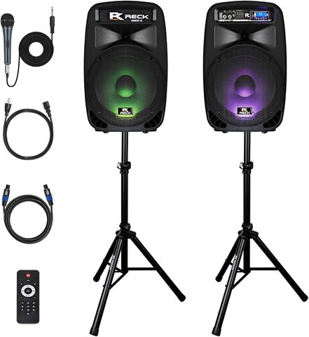 PA Speakers/Party Speakers with Stand Package