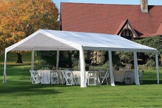 20x20 Tent Package with (4) Round Tables and (32) Chairs