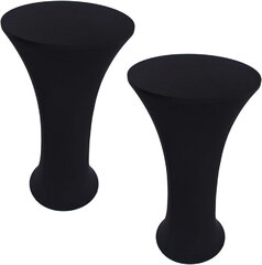 Black Spandex, for 39" Tall Cocktail Table