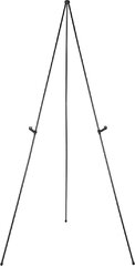 Easel Stand-Lightweight, Collapsible and Portable with Tripod Base, Black Steel