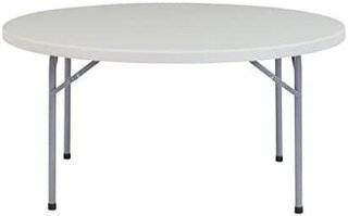 60" Round Plastic Table