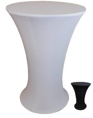 White Spandex, for 39" Tall Cocktail Table